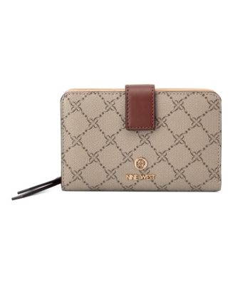 Nine West LEVONA Mini A-List Crossbody, Logotipo Floral, Logotipo Floral