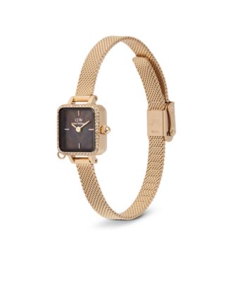 Women's Analog Gold Tone Stainless-Steel Watch, 15mm