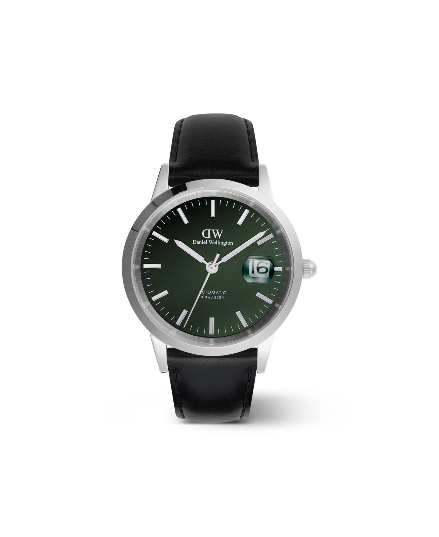 Мужские часы Daniel Wellington Automatic Black Leather, 40mm — фото 1