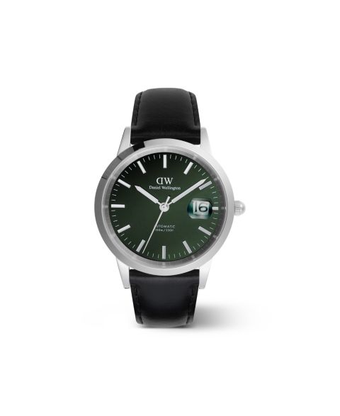 Мужские часы Daniel Wellington Automatic Black Leather, 40mm