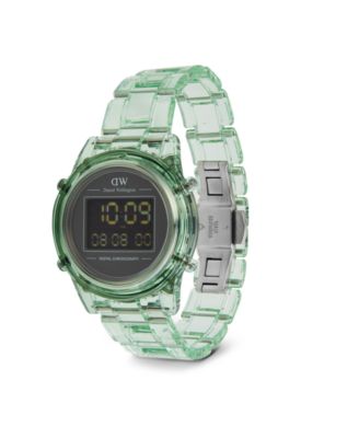 Women's Chronograph Green Plastic Watch, 36mm
