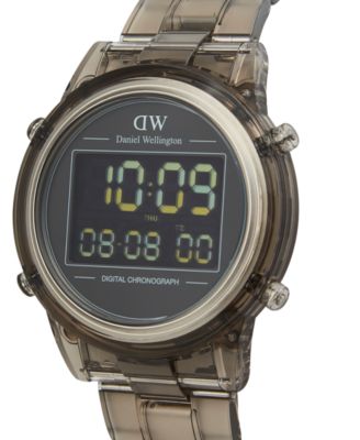 Men's Chronograph Gray Plastic Watch, 42mm