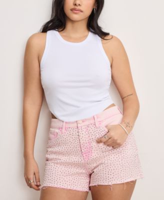 Women's Lightweight Rib-Knit Racer Tank Top, Regular & Plus Size