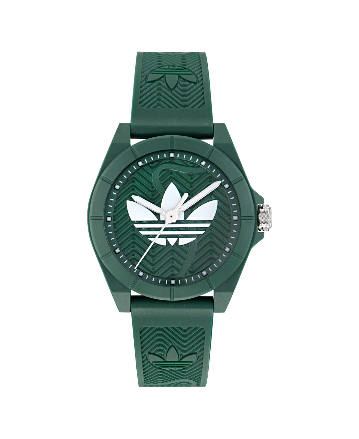 Adidas Originals Unisex Analog Green Resin Watch, 41mm