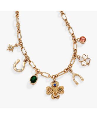 Lucky Four Lear Clover Charm Necklace