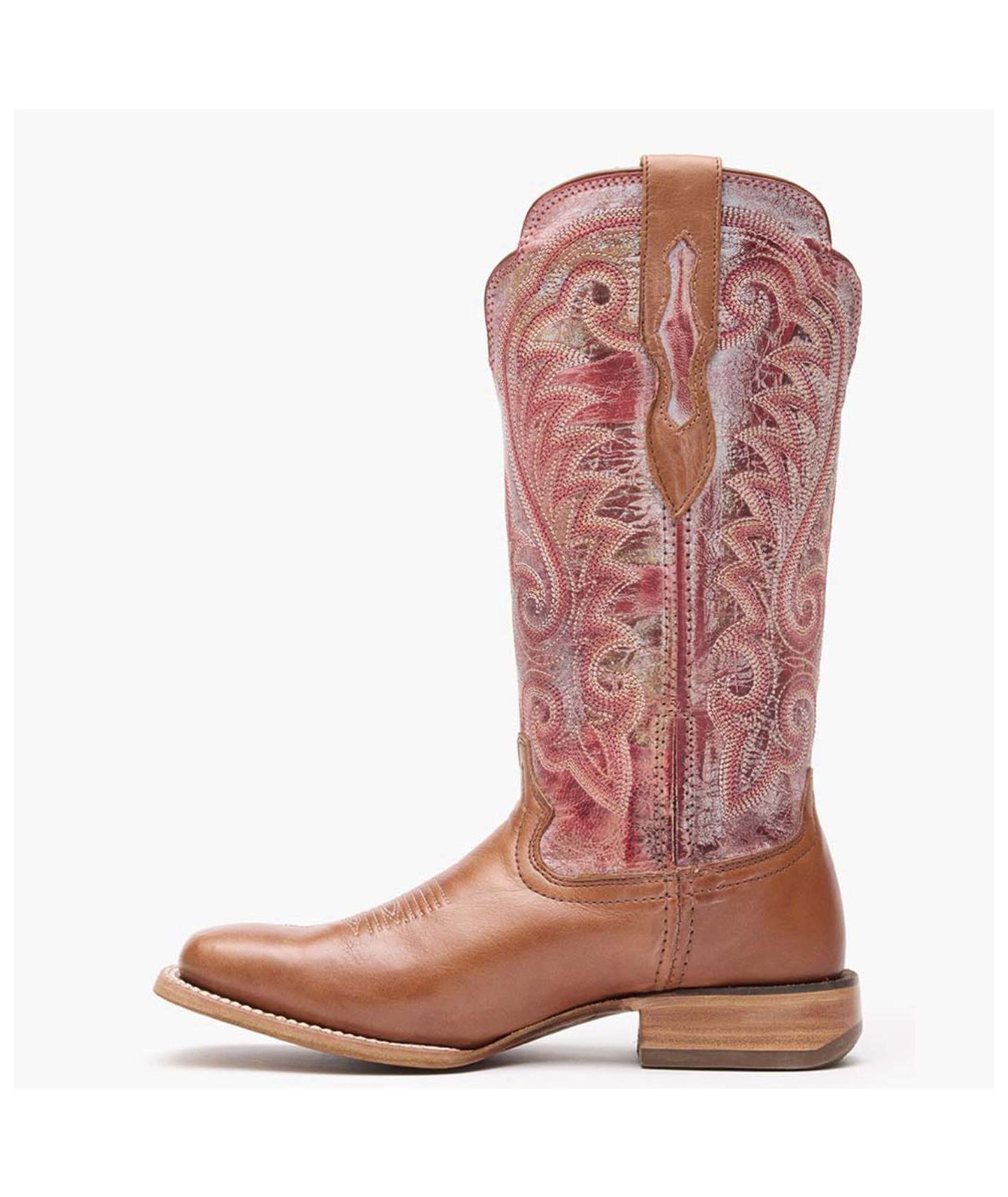 Женские ботинки Durango Arena Pro Tawny English Rose Western Boot, цвет: Розовый — фото 4