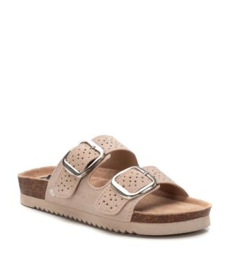 Women's Suede Slip on Sandals By XTI