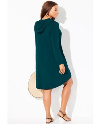 Women's Pack & Go Wrinkle-Resistant Cover Up Hoodie Dress