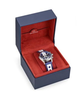 Women's Jordan Chronograph Multifunctional Cobra Blue Leather Strap Watch, 40mm