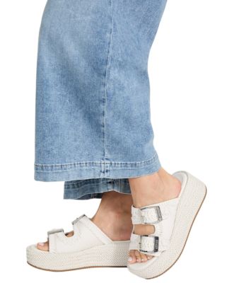 Women's Binks Double-Buckle Woven Platform Wedge Sandals