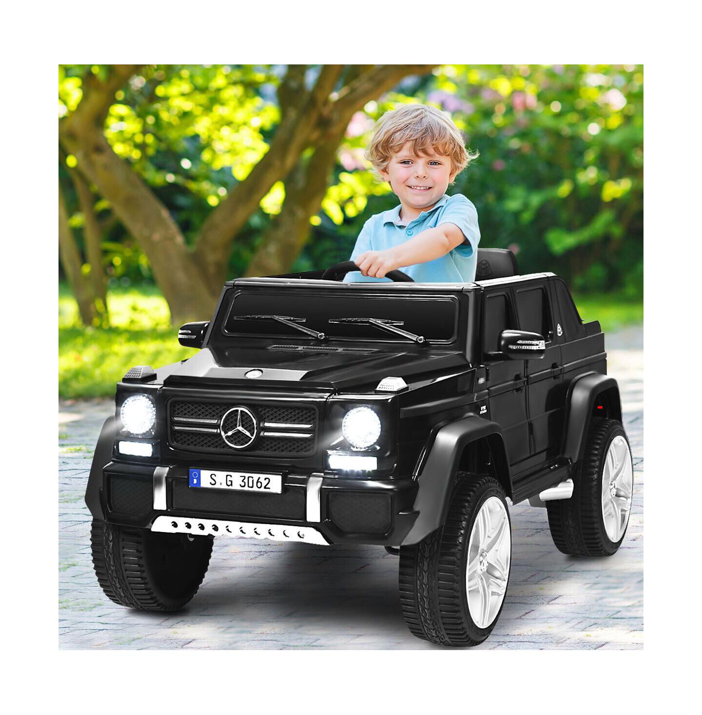 Детская игрушка Mecale 12V Licensed Mercedes-Benz Maybach Remote Control Ride-On Car, 1 Seat, Ages 3-7, цвет: Чёрный — фото 2