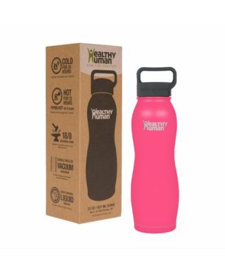 Curve Stainless Steel Bottle: 21oz - Hawaiian Pink