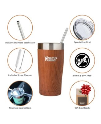 Natural Wood Cruiser Tumbler, 20oz