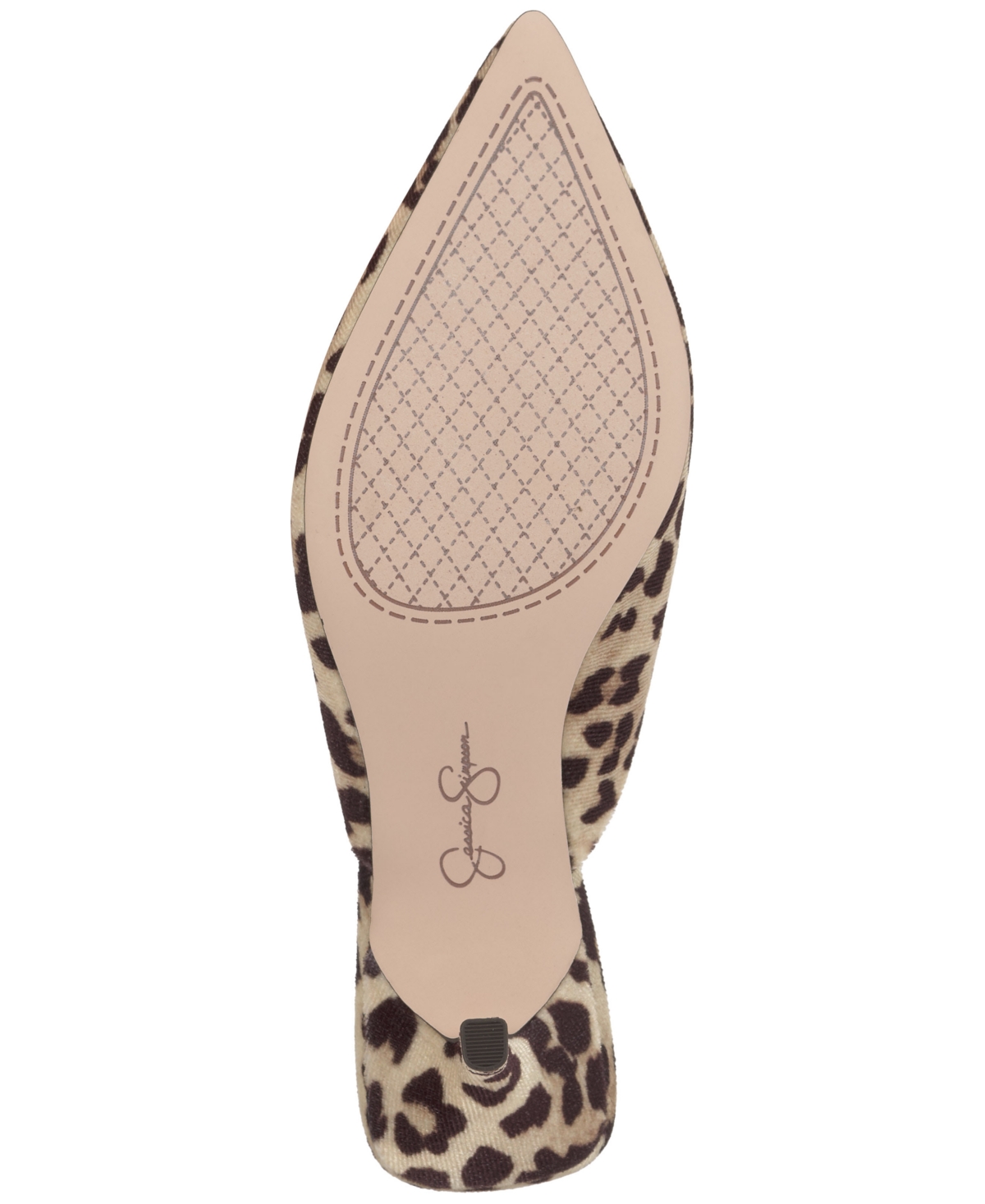Jessica Simpson Belvaen Pointed Toe Mule In Animal Print