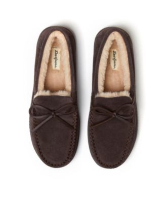 Men's Douglas Genuine Suede Moccasin House Shoe Slipper