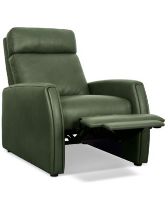 Touville Leather Push Back Recliner, Exclusively at Macy's