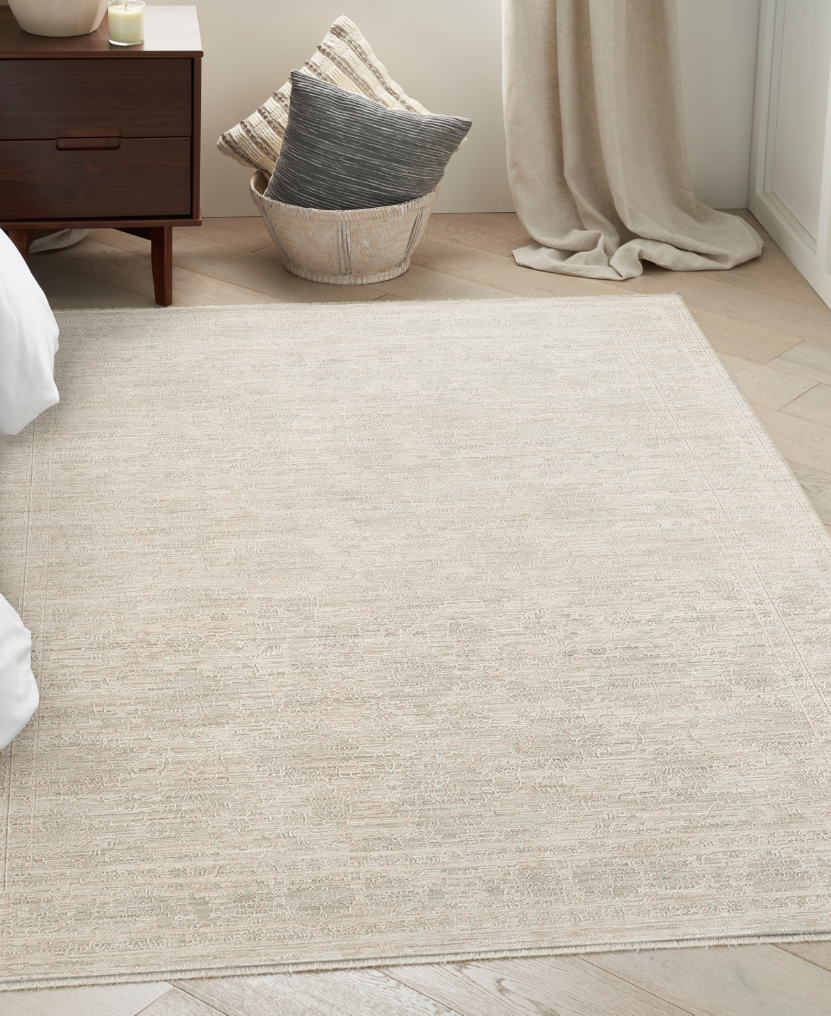 Nourison Home Shadows Shw03 3'11"x5'11" Area Rug In Neutral