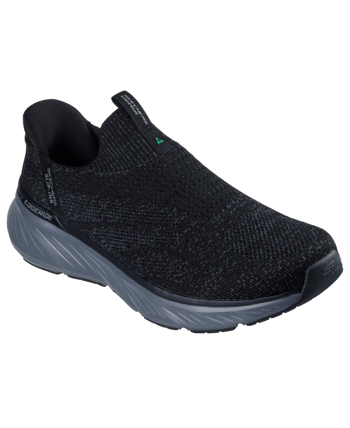 Men's Slip-Ins Relaxed Fit: Edgeride - Commissioner Casual Sneakers from Finish Line - Black