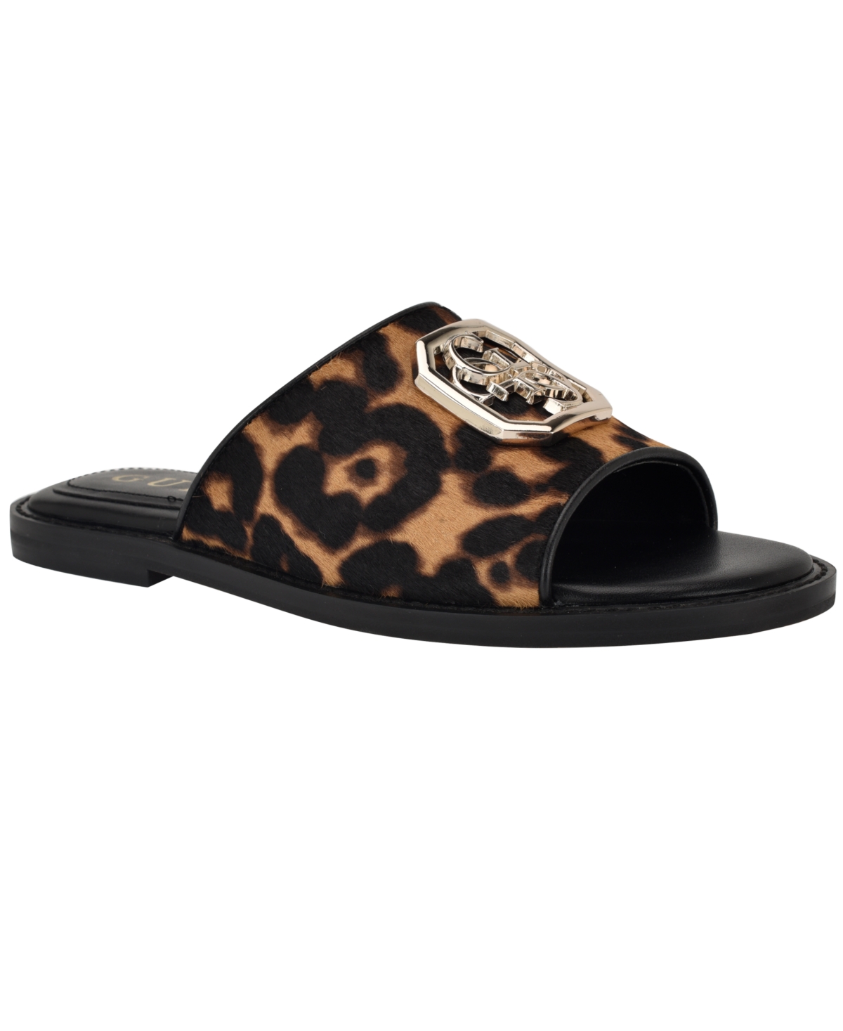 Guess Women's Graysie Quattro G Embellished Flat Sandal