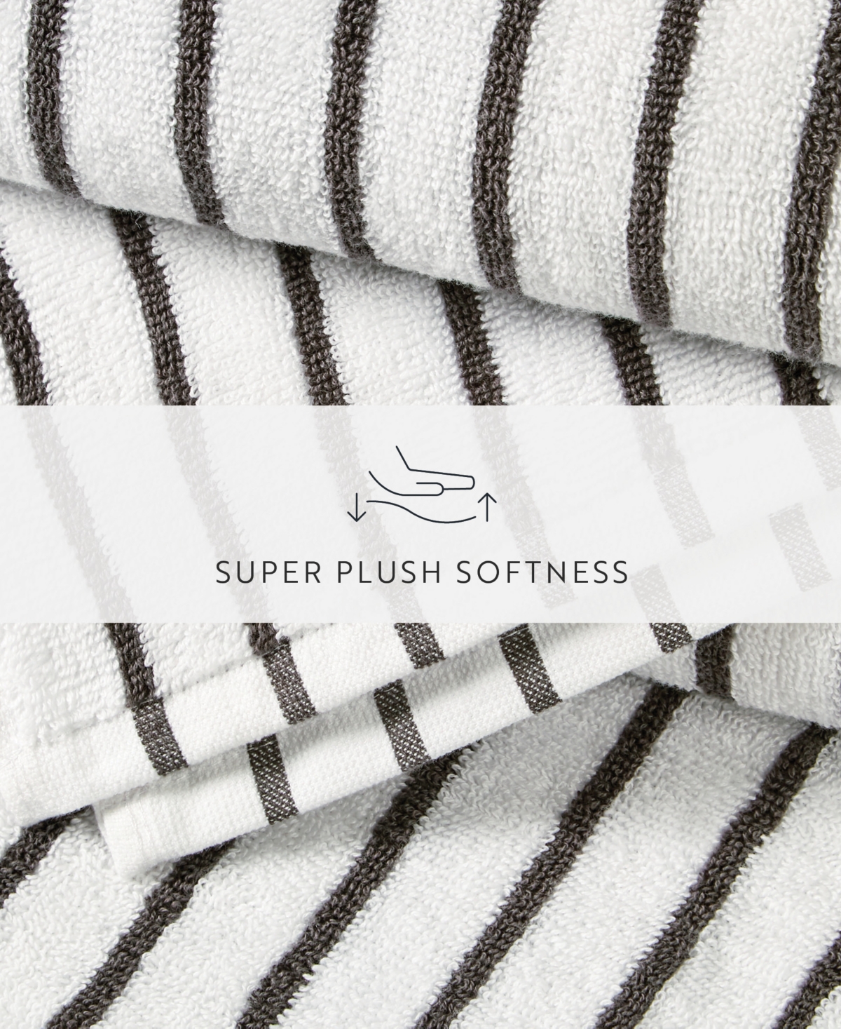 Ienjoy Home Cabana Stripe Cotton 2-pack Beach Towels, 30" X 70"