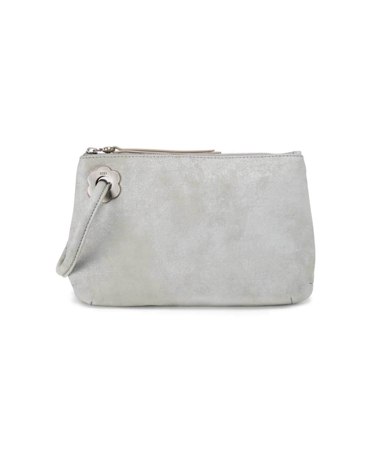 Daisy Daze Large Wristlet - Moss buffed