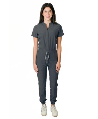 Women's Scrubs Jumpsuit with 8 Pockets