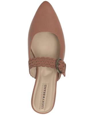 Women's Nicona Eyelet Buckle Mule Flats