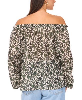 Women's Off-The-Shoulder Long-Sleeve Top