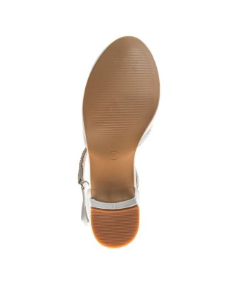 Little Girls Rhinestones Low Heeled Dress Shoe