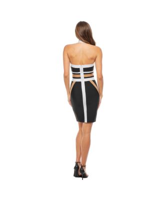 Women's Bandage Halter Neck Dress