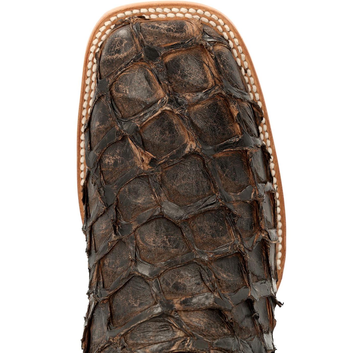 Мужские ботинки Durango Premium Exotics Dark Brown Pirarucu Western Boot, цвет: Тёмный коричневый — фото 7