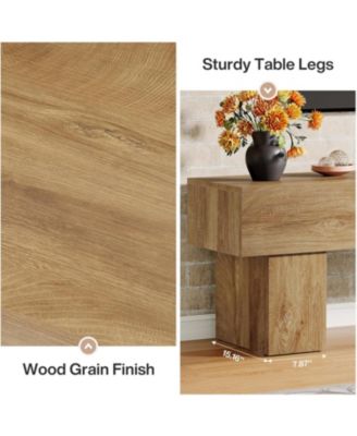 63&amp;#x22; TV Stand, Farmhouse Entertainment Center, Low TV Console Table for Living Room, Long Media Console Television Stands for 55/60/65 Inches TV