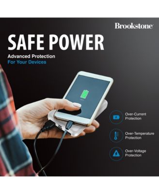 5,000mAh Carbon Fiber Multi-Port Slim Power Bank