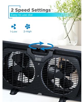 9 inch Dual Window Fan