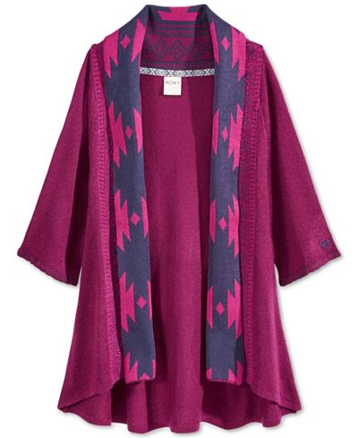 Roxy Indie Cozy Open-Front Sweater, Big Girls (7-16)