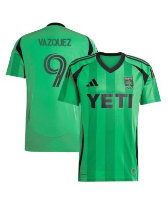 adidas - Men's Brandon Vazquez Green Austin FC 2025 The Heartbeat Kit Replica Player Jersey
