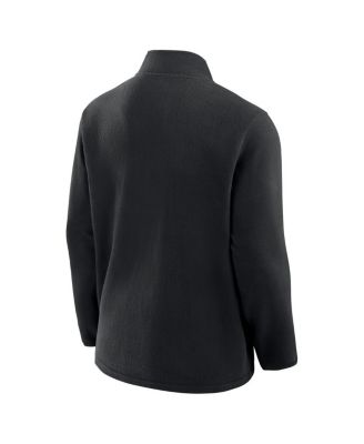 Men's Black Pittsburgh Penguins Home Ice Fleece Full-Zip Jacket