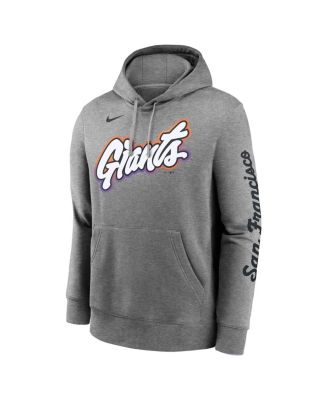 Men's Heather Charcoal San Francisco Giants 2025 City Connect French Terry Club Pullover Hoodie