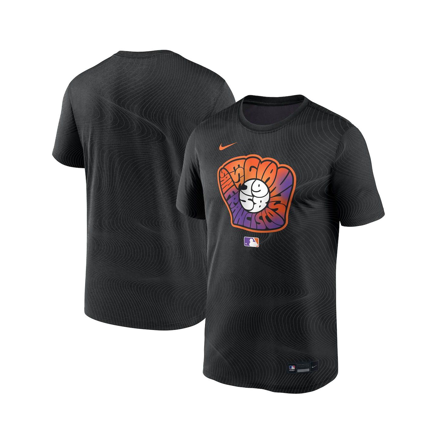 Мужская футболка Nike Black San Francisco Giants 2025 City Connect Authentic Collection Legend Performance — фото 1