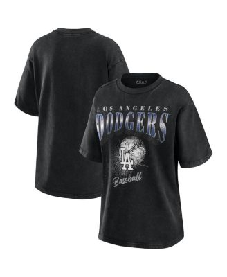 WEAR by Erin Andrews - Women's Charcoal Los Angeles Dodgers Boyfriend T-Shirt