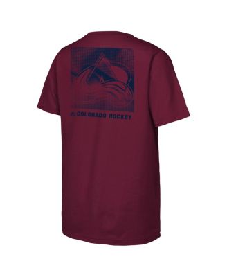 Big Boys and Girls Burgundy Colorado Avalanche Atmosphere T-Shirt