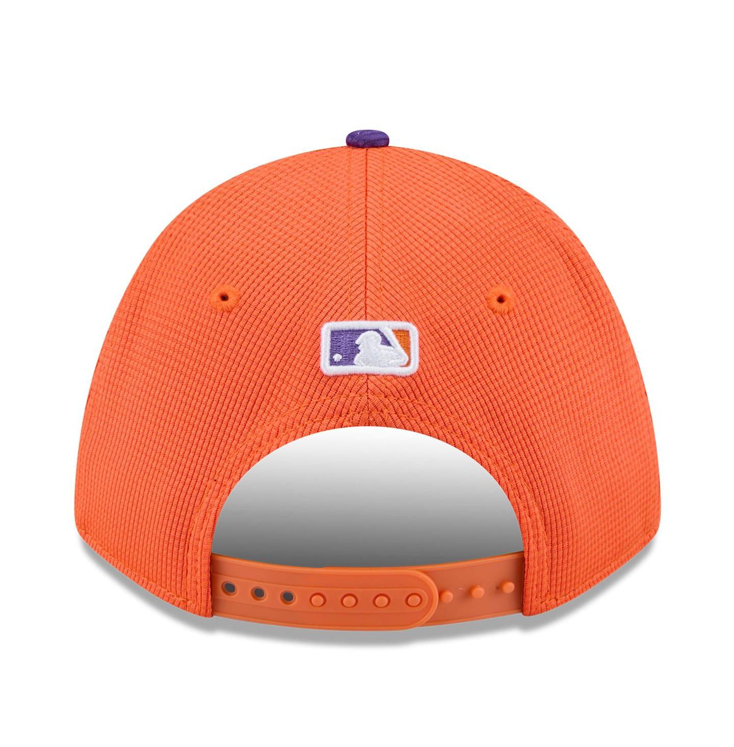 Мужская кепка New Era Orange/Purple San Francisco Giants 2025 City Connect Batting Practice 9FORTY Adjustable Hat — фото 4