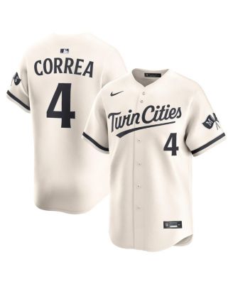 Nike - Men's Carlos Correa Cream Minnesota Twins Alternate Limited Player Jersey
