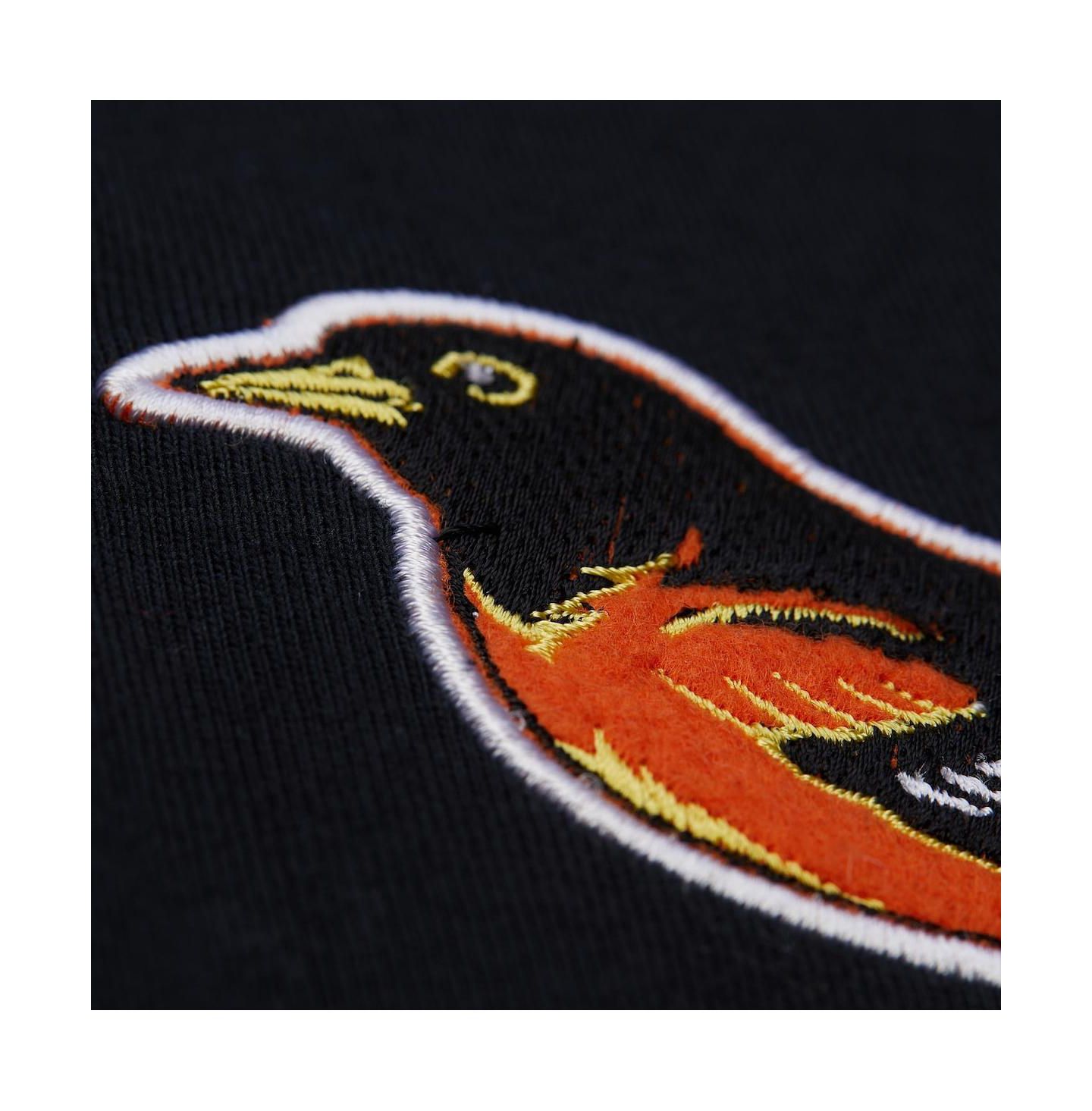 Мужская футболка Mitchell & Ness Cal Ripken Jr. Black Baltimore Orioles Legends Collection Vintage Logo — фото 4