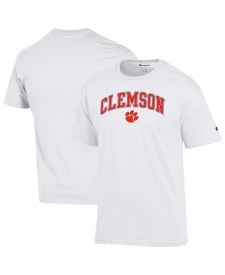 Champion - Men's White Clemson Tigers Arched Logo T-Shirt