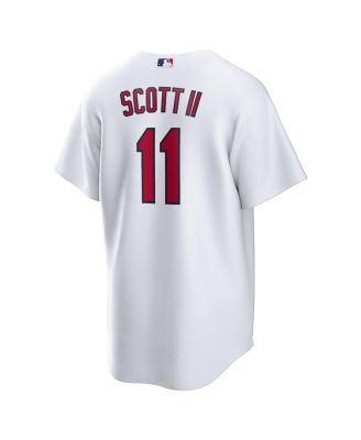 Men's Victor Scott II White St. Louis Cardinals Home Replica Jersey