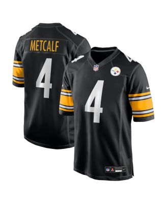 Nike - Men's DK Metcalf Black Pittsburgh Steelers Game Player Jersey