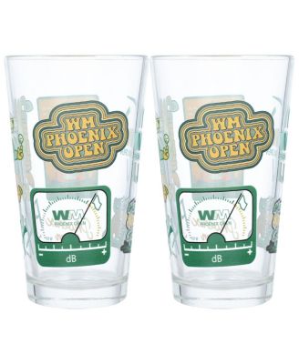 2025 WM Phoenix Open Scatter Print Pint Glasses, Set of 2