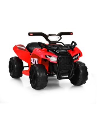 6V Kids ATV Quad Electric Ride On Car with LED Light and MP3