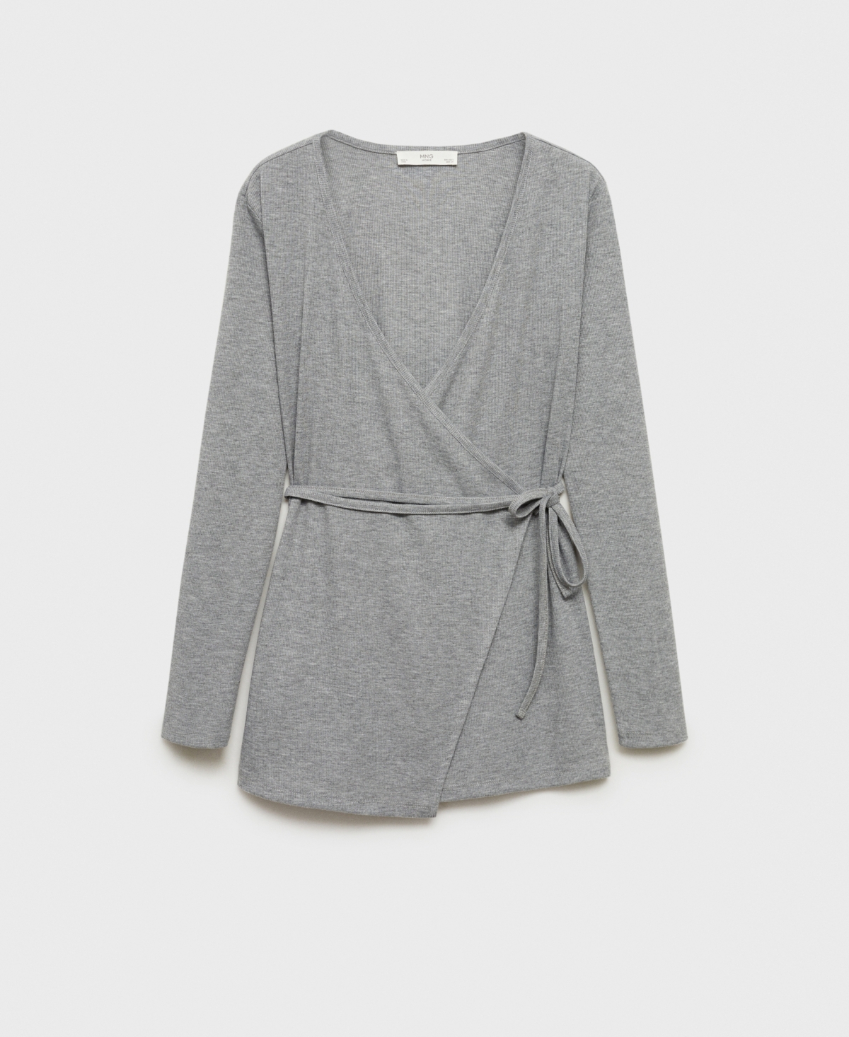 Women's Ribbed Knit Cardigan - Gray
